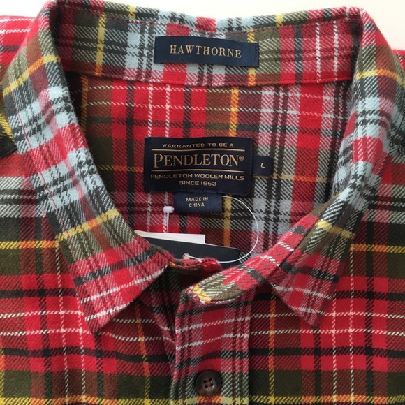 Pendleton & Barbour men’s flannel shirts. NWT - Picture 2 of 8